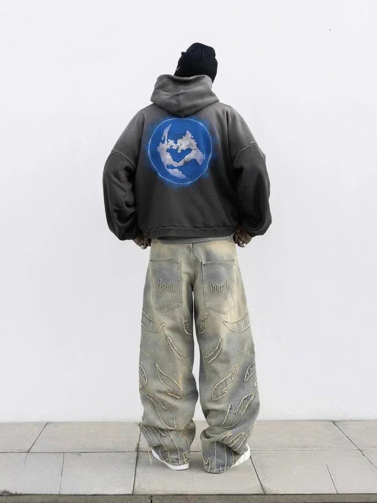 Luvik | Retro Baggy Farkut Im Streetwear Tyylillä