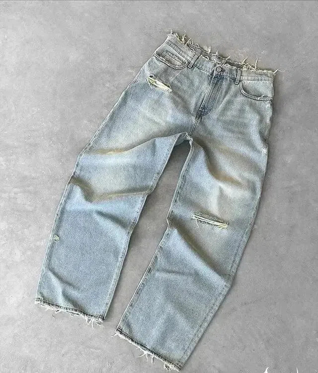 Luvik | Retro Baggy Farkut Im Streetwear Tyylillä