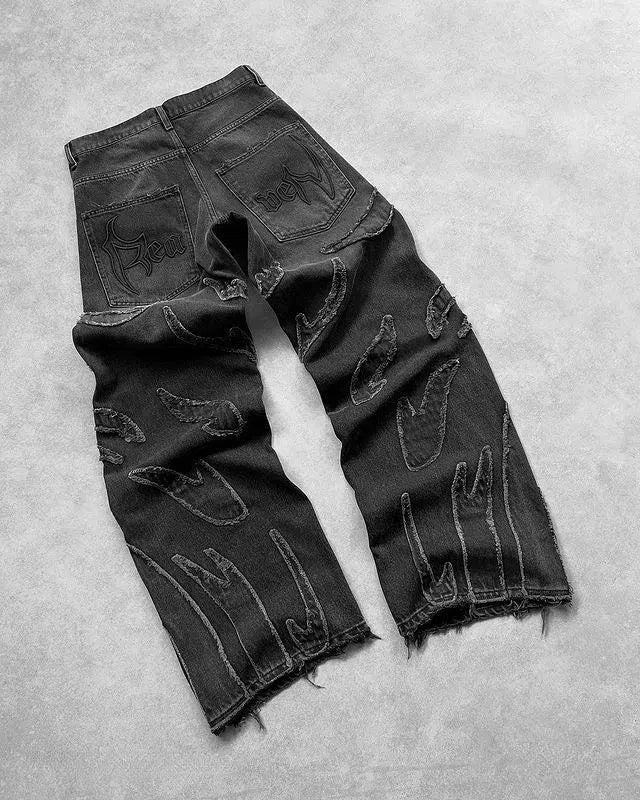 Luvik | Retro Baggy Farkut Im Streetwear Tyylillä