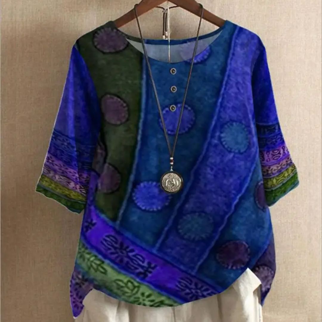 Luvik | Top - ainutlaatuinen vintage-boho-kuosi