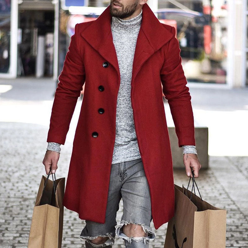 Luvik | Eleganter Langer Herrenmantel