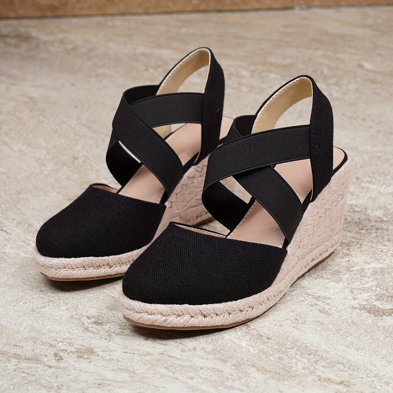 Luvik | Mukavat Espadrille Wedge-sandaalit