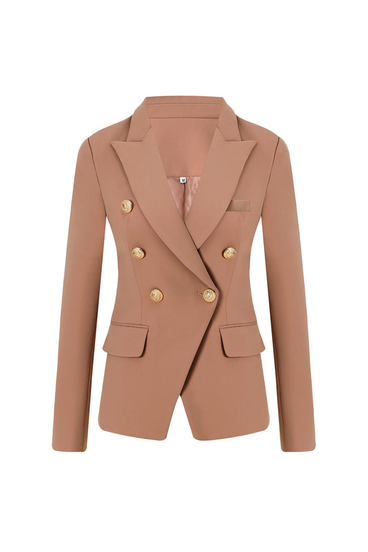 Luvik | Käänteet olkatoppaukset kaksoisnapitus vyötärö Blazer