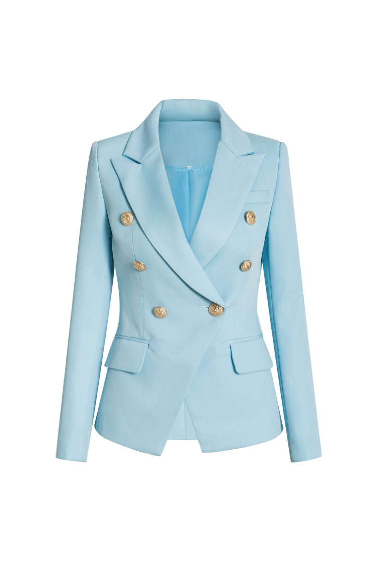 Luvik | Käänteet olkatoppaukset kaksoisnapitus vyötärö Blazer