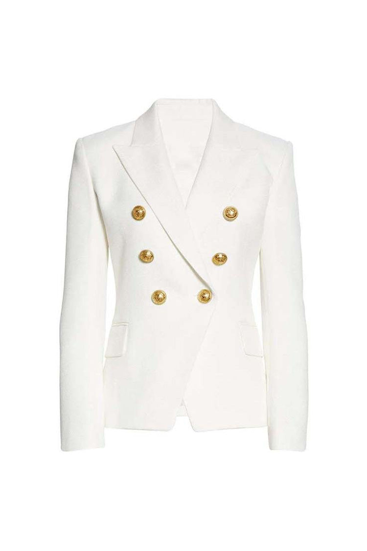 Luvik | Käänteet olkatoppaukset kaksoisnapitus vyötärö Blazer