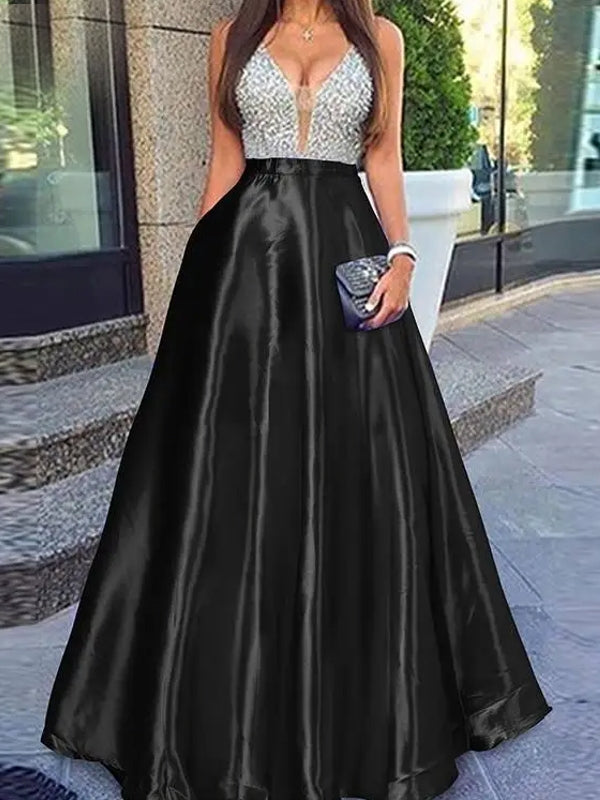 Luvik | Elegantti Juhlanaisten Maxi Hameet