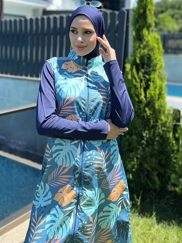 Luvik | Pitkähihaisessa Koko Peittävä Hijab Top Housut Burkini