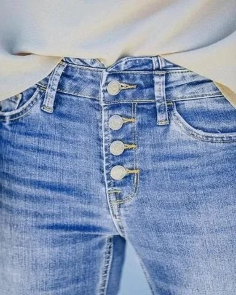 Luvik | Naisten Korkea Vyötärö Farkut Bootcut