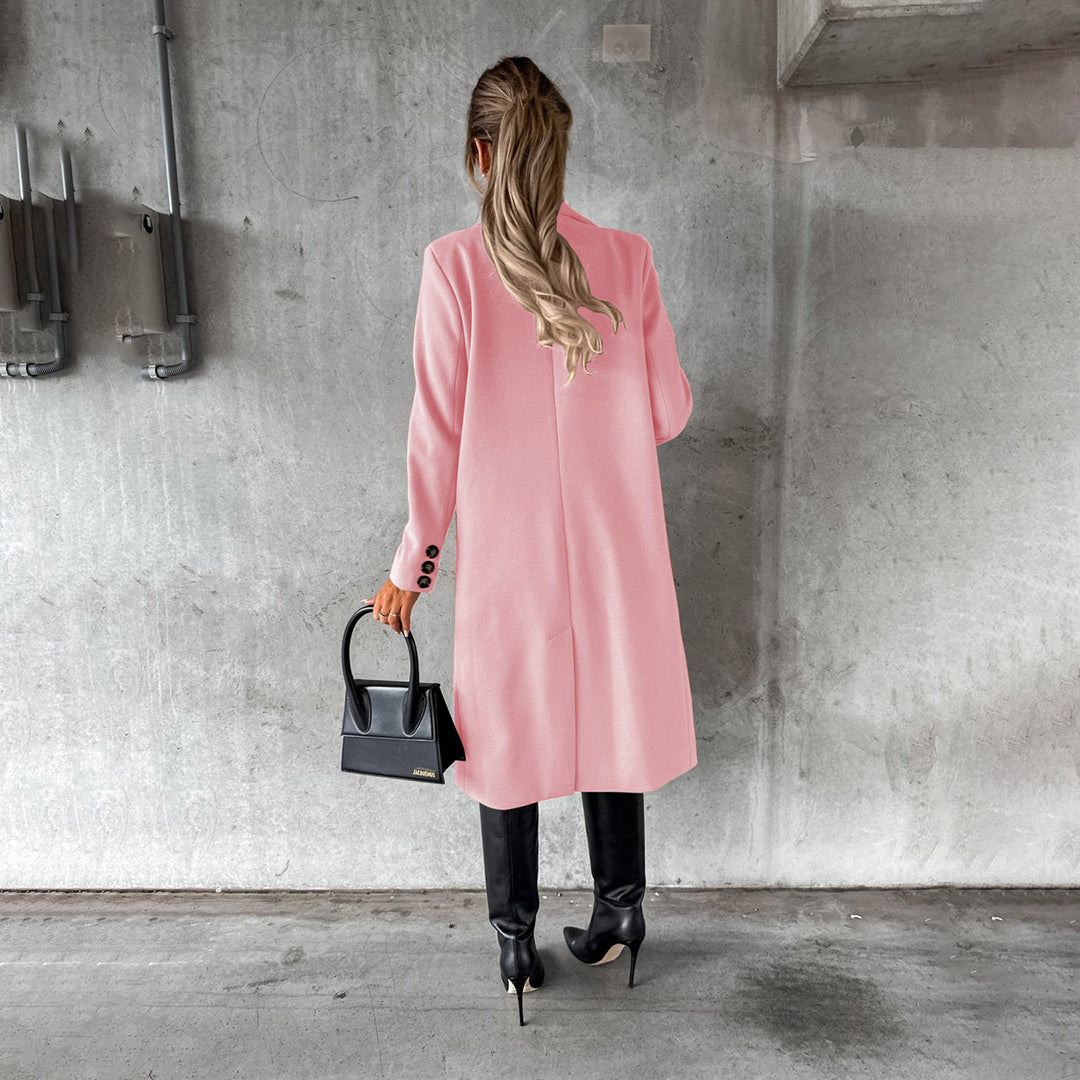 Luvik | Naisten Musta Trenchcoat Pitkä Takki