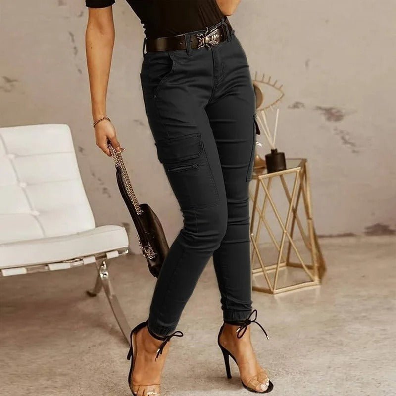 Luvik | Naisten Skinny Cargo Farkut