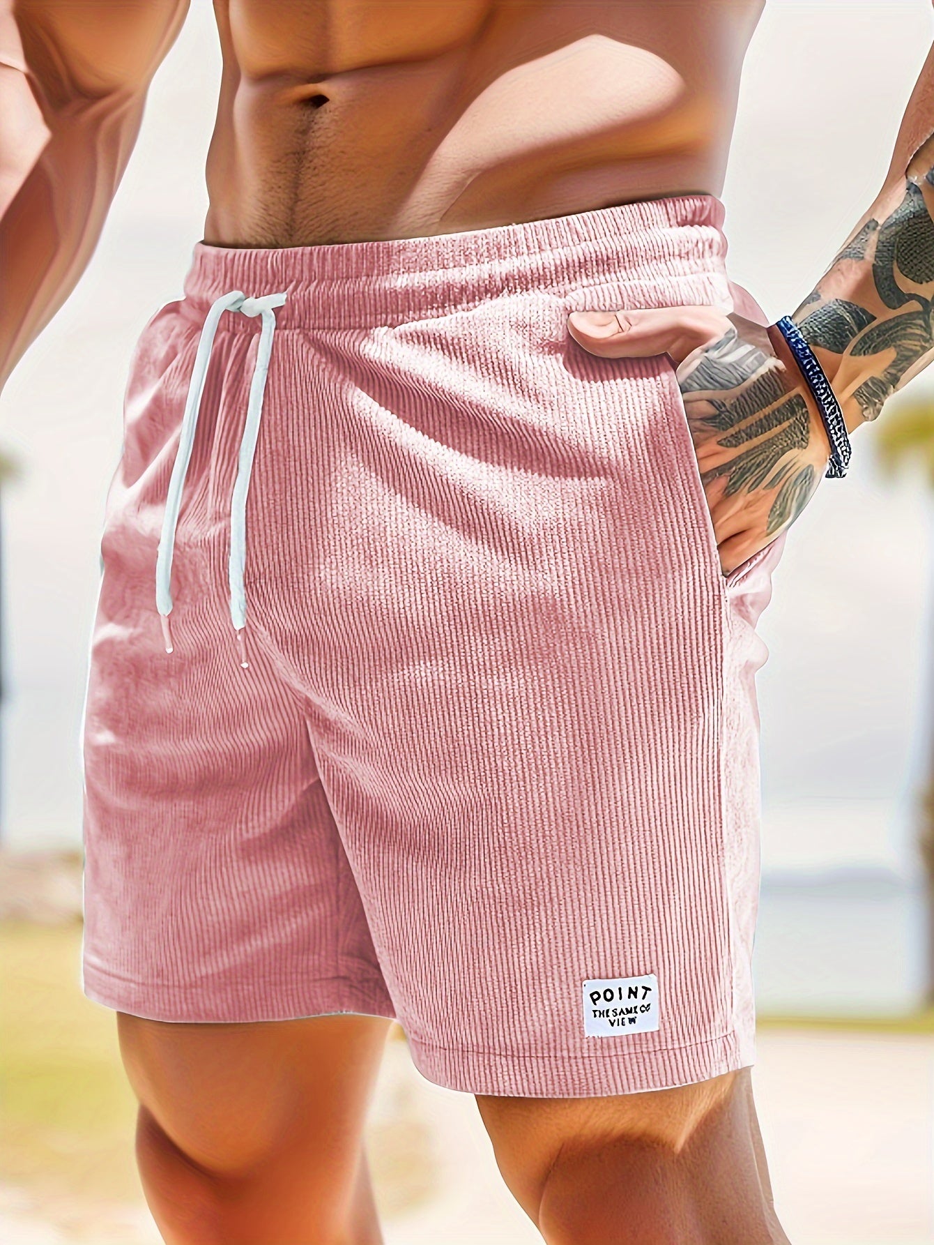 Luvik | Miesten Rentoa Slim Fit Lyhyet Housut