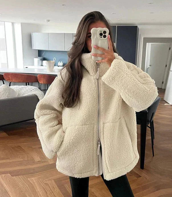 Luvik | Koko Plus Ja Pehmeä Fleece Takki