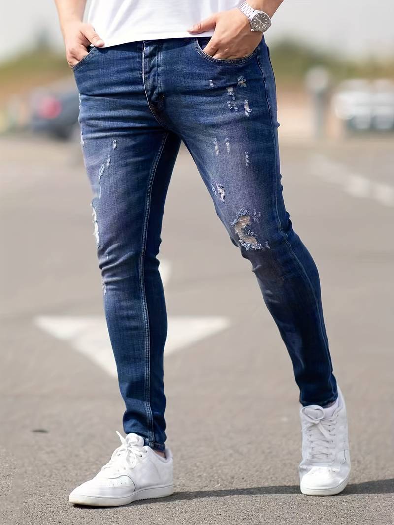 Luvik | Slim Fit Stretch Farkut Miehille