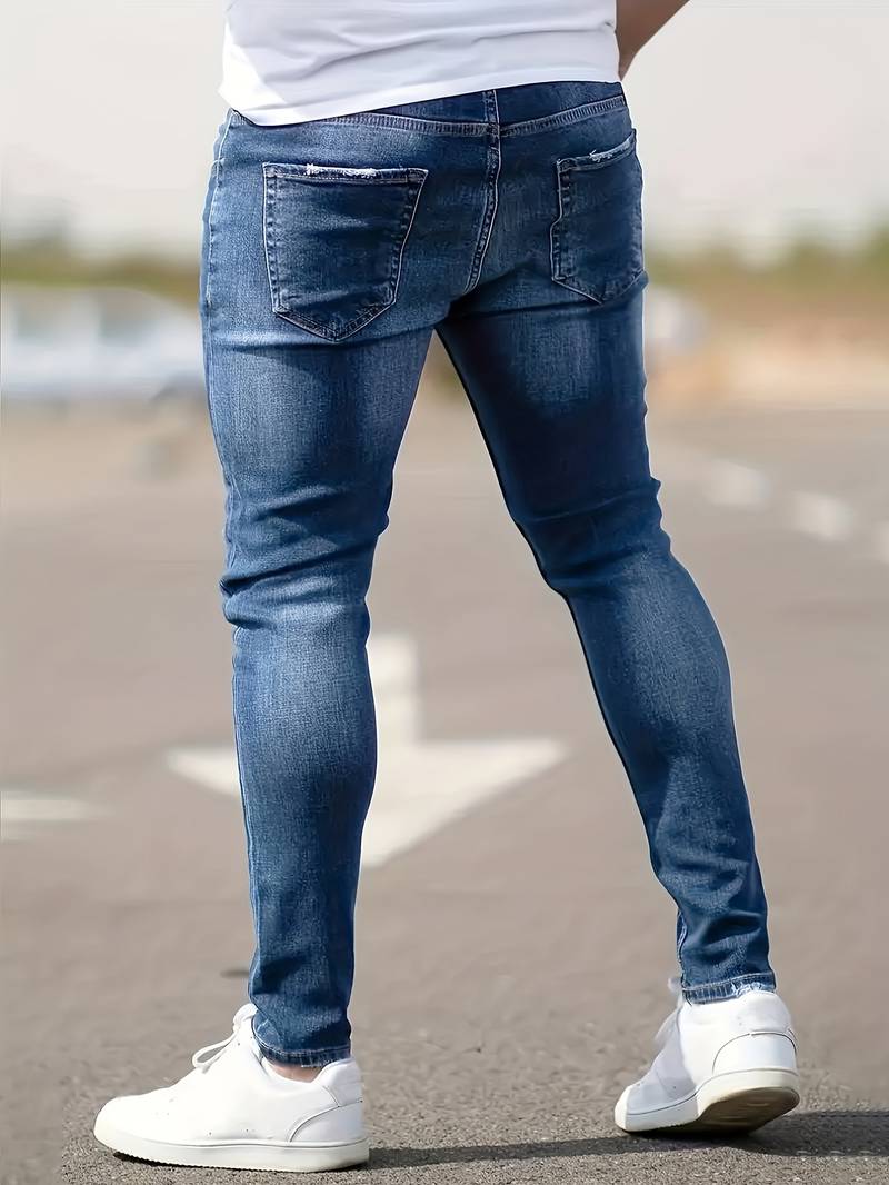 Luvik | Slim Fit Stretch Farkut Miehille