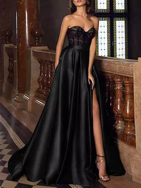 Luvik | Elegantti Juhlanaisten Maxi Hameet