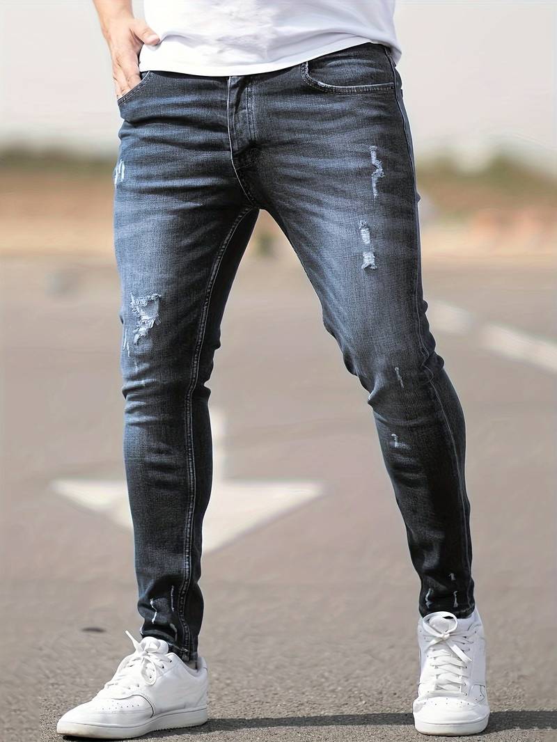 Luvik | Slim Fit Stretch Farkut Miehille