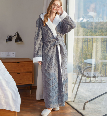 Luvik | naisten mukava fleece aamutakki
