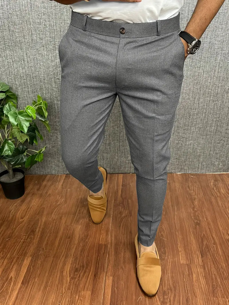 Luvik | Miesten Chino Housut Beige Kangashousut