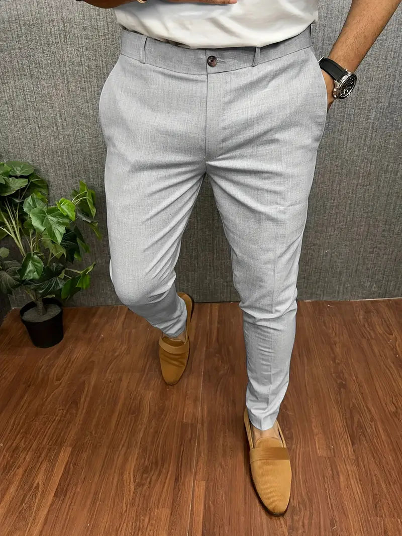 Luvik | Miesten Chino Housut Beige Kangashousut