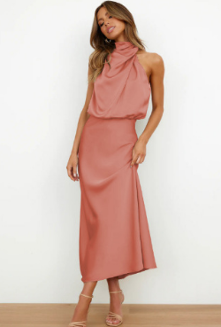 Luvik | Élodie Luxus Satin Mekko