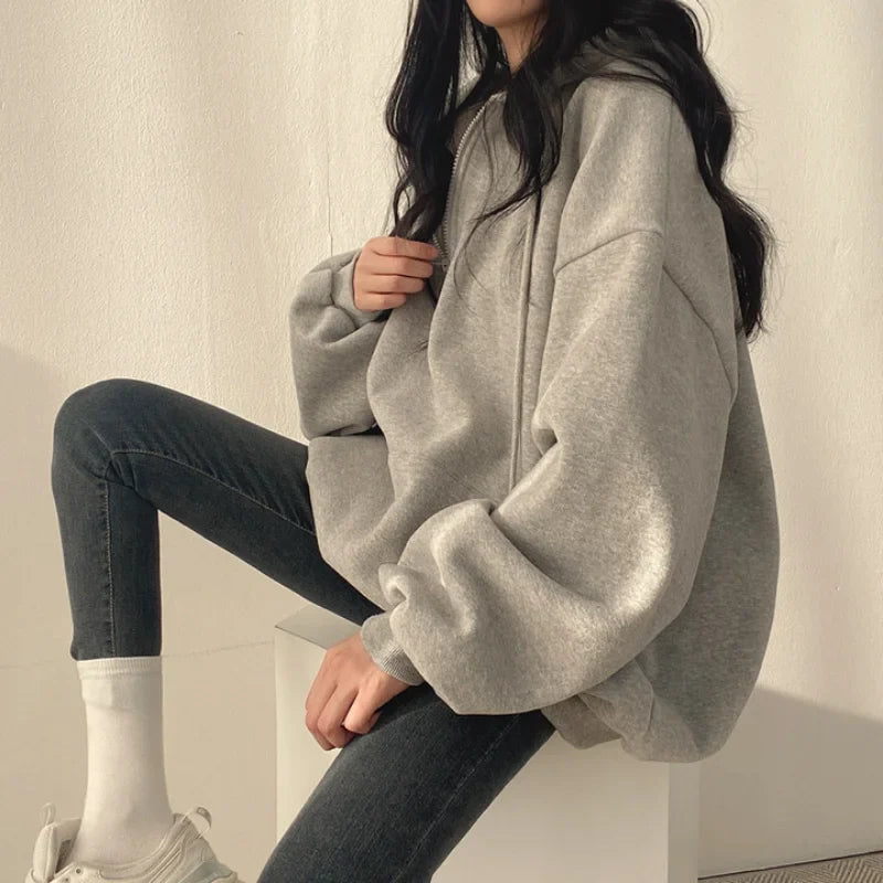 Luvik | Harajuku Huppari Naisille Mukavuutta Ja Typi Yhdessä Ilmeessä