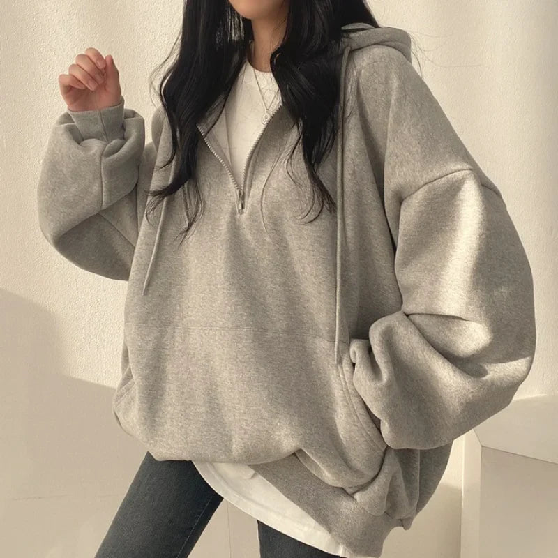 Luvik | Harajuku Huppari Naisille Mukavuutta Ja Typi Yhdessä Ilmeessä