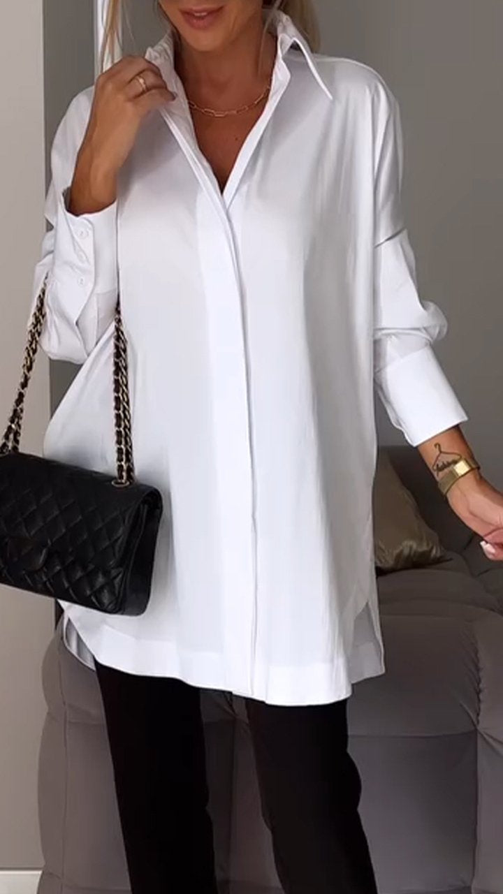 Heidi-Mode | Stylish blouse made of large silk chiffon