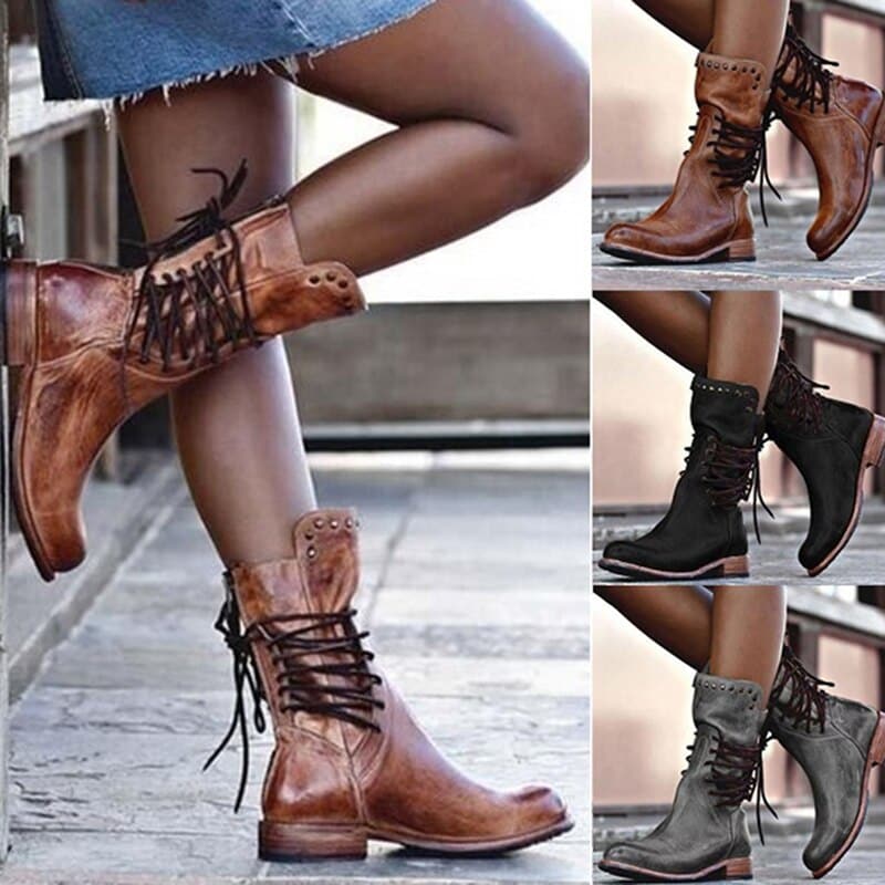 Luvik | Elegante Lederstiefel Für Damen