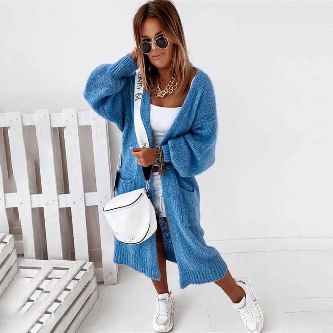 Luvik | Cardigan Comfy Pitkä Naisten Cardigan
