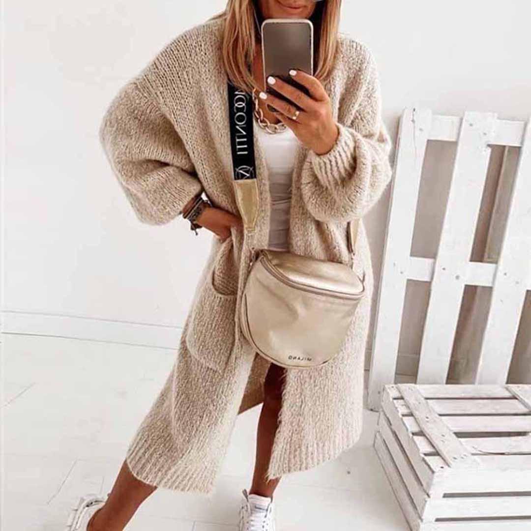Luvik | Cardigan Comfy Pitkä Naisten Cardigan