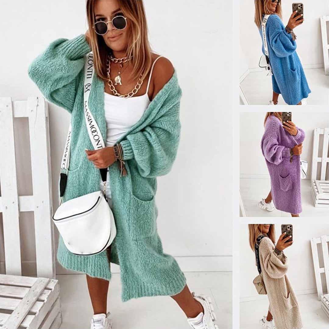 Luvik | Cardigan Comfy Pitkä Naisten Cardigan
