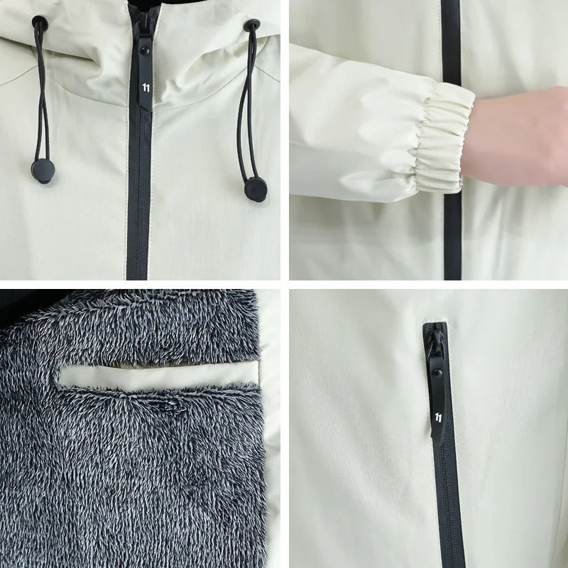 Luvik | Miesten Thermal Fleece Windbreaker takki