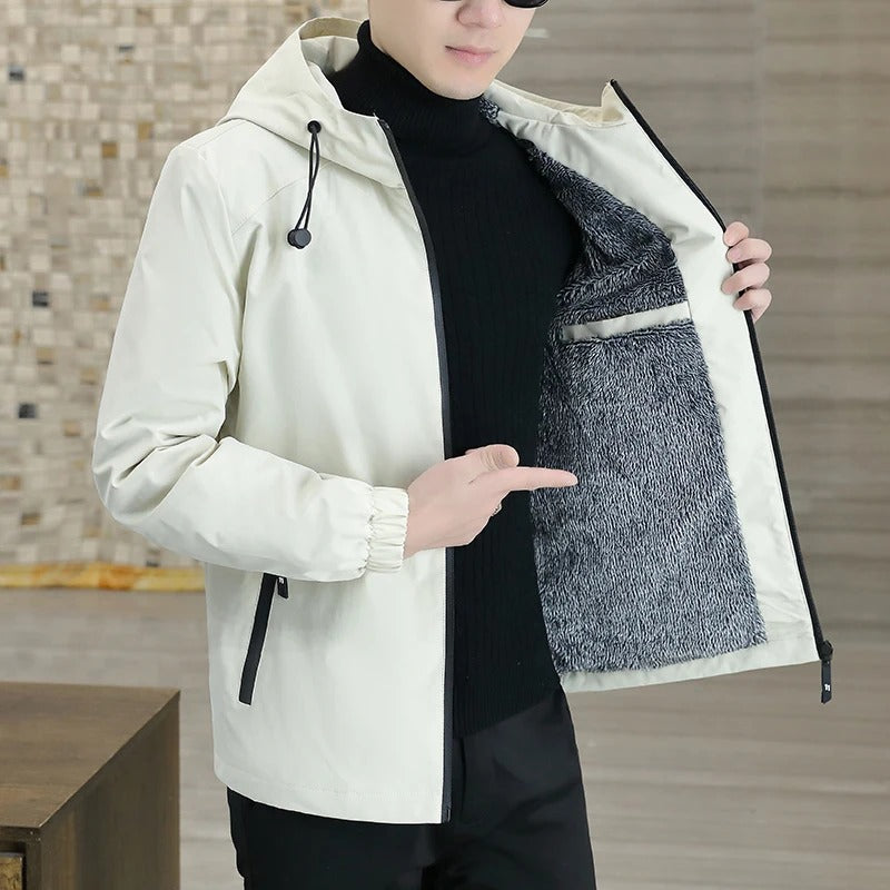 Luvik | Miesten Thermal Fleece Windbreaker takki