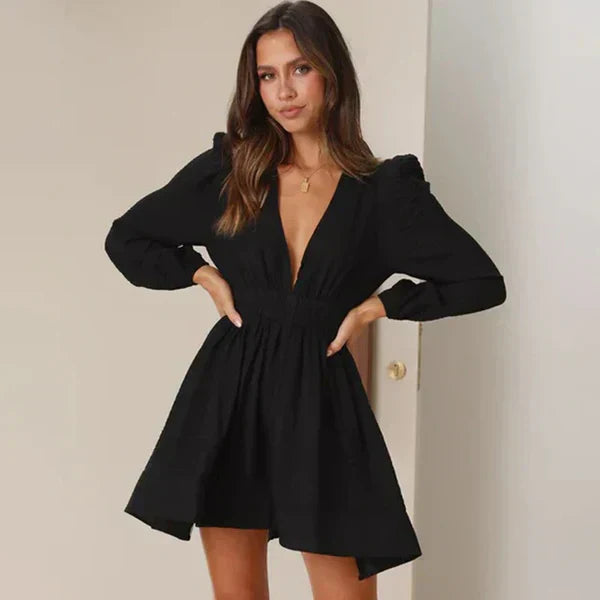 Luvik | Elegant Pitkähiha Dress for Woman