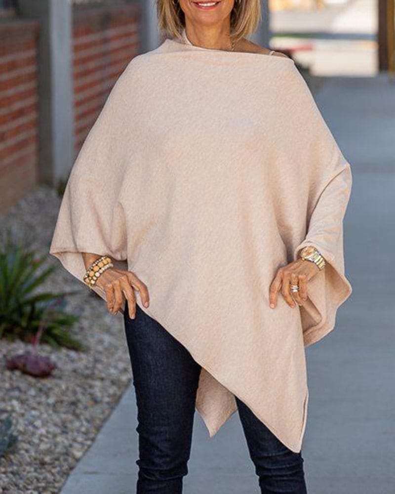Luvik | Fuksia värinen Poncho