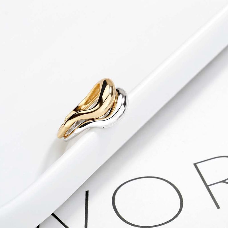 Luvik | Korean style 925 sterling silver double ring