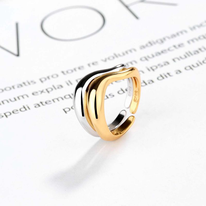 Luvik | Korean style 925 sterling silver double ring