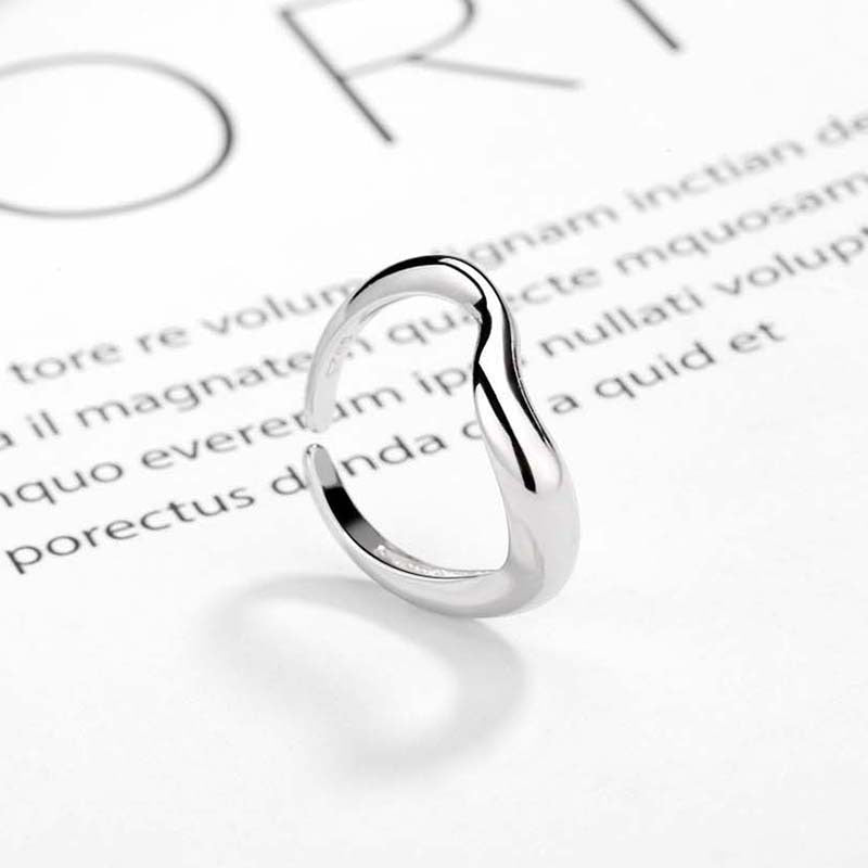Luvik | Korean style 925 sterling silver double ring