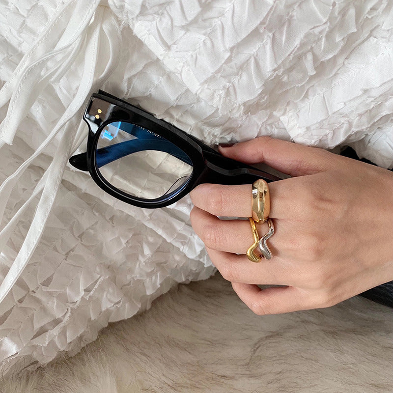 Luvik | Korean style 925 sterling silver double ring