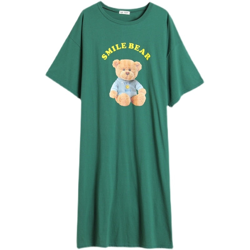 Luvik | Smile Bear T-paita Mekko karhun printillä