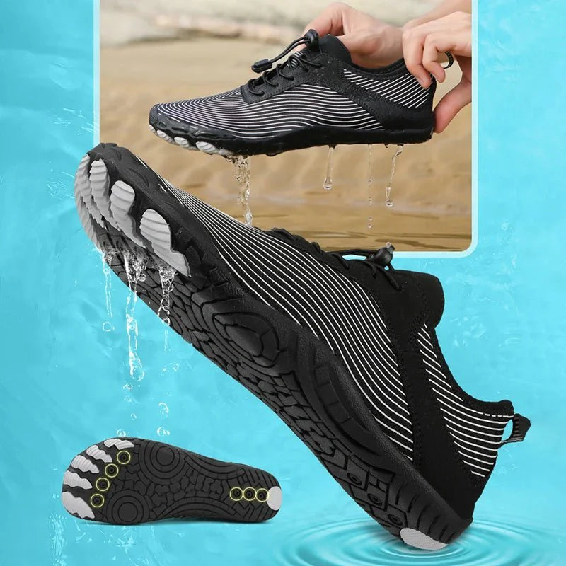 Luvik | Paljasjalkakengät naisille ja miehille Nopea kuivaaminen Amfibio Aqua sneakert