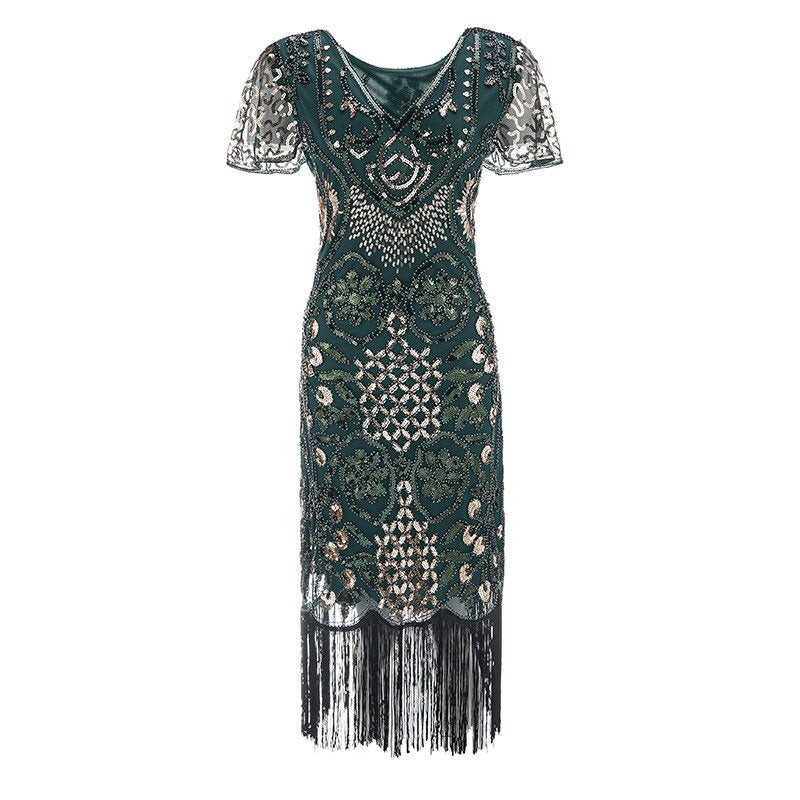 Luvik | Gatsby Mekko - Haute Couture Vihreä