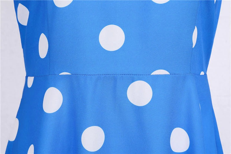 Luvik | Rockabilly Pin Up - Mekko - Sininen