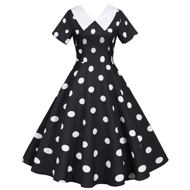 Luvik | Pin Up Rockabilly Musta Mekko