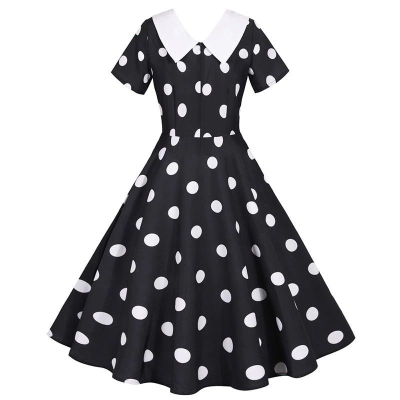Luvik | Pin Up Rockabilly Musta Mekko