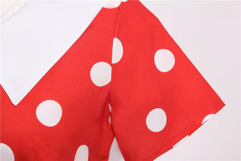 Luvik | Pin Up Rockabilly Mekko - Punainen