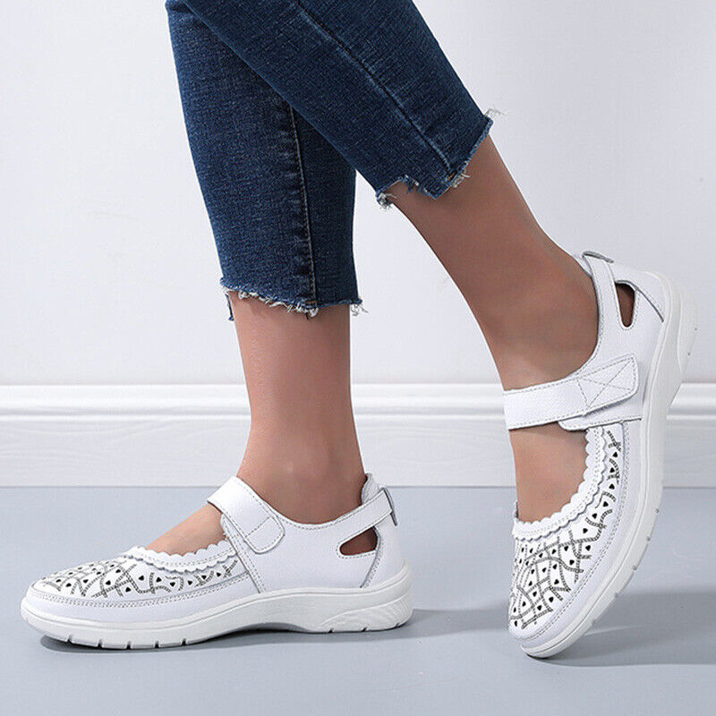 Luvik | Orthopedic comfort shoes made of white leather for women