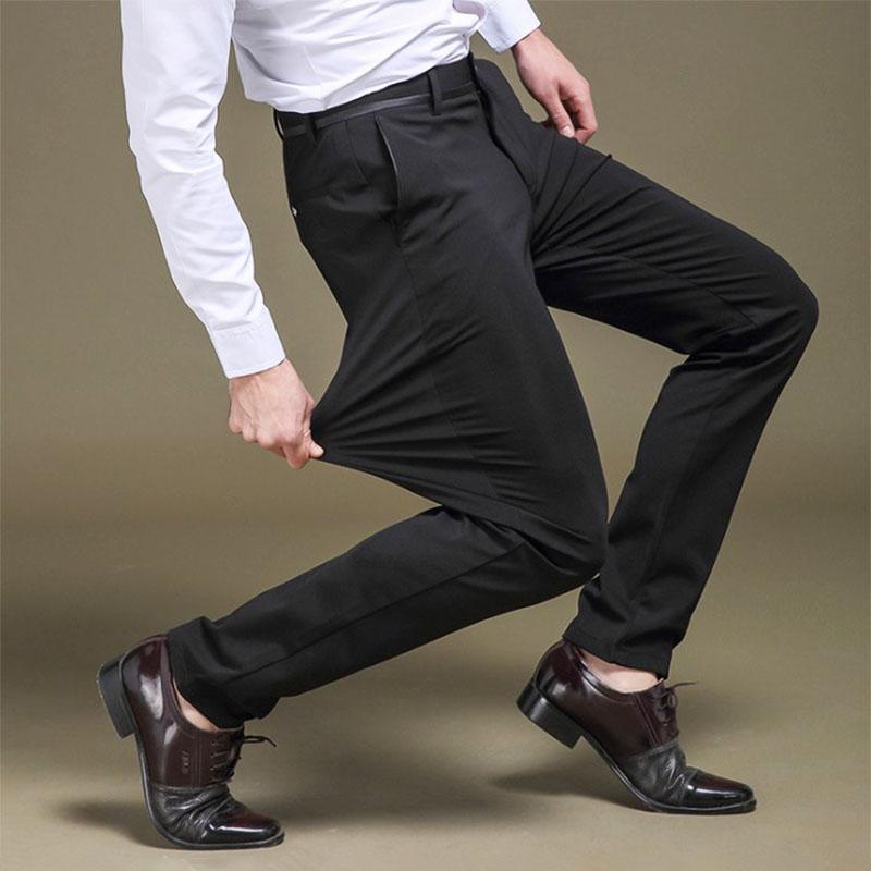 Luvik | Slim Fit Housut Elastisella Vyöllä Ja Taskuilla