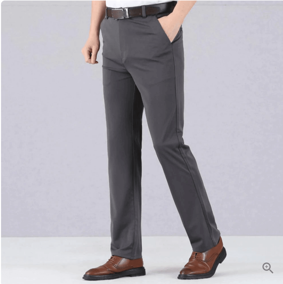 Luvik | Slim Fit Housut Elastisella Vyötäröllä