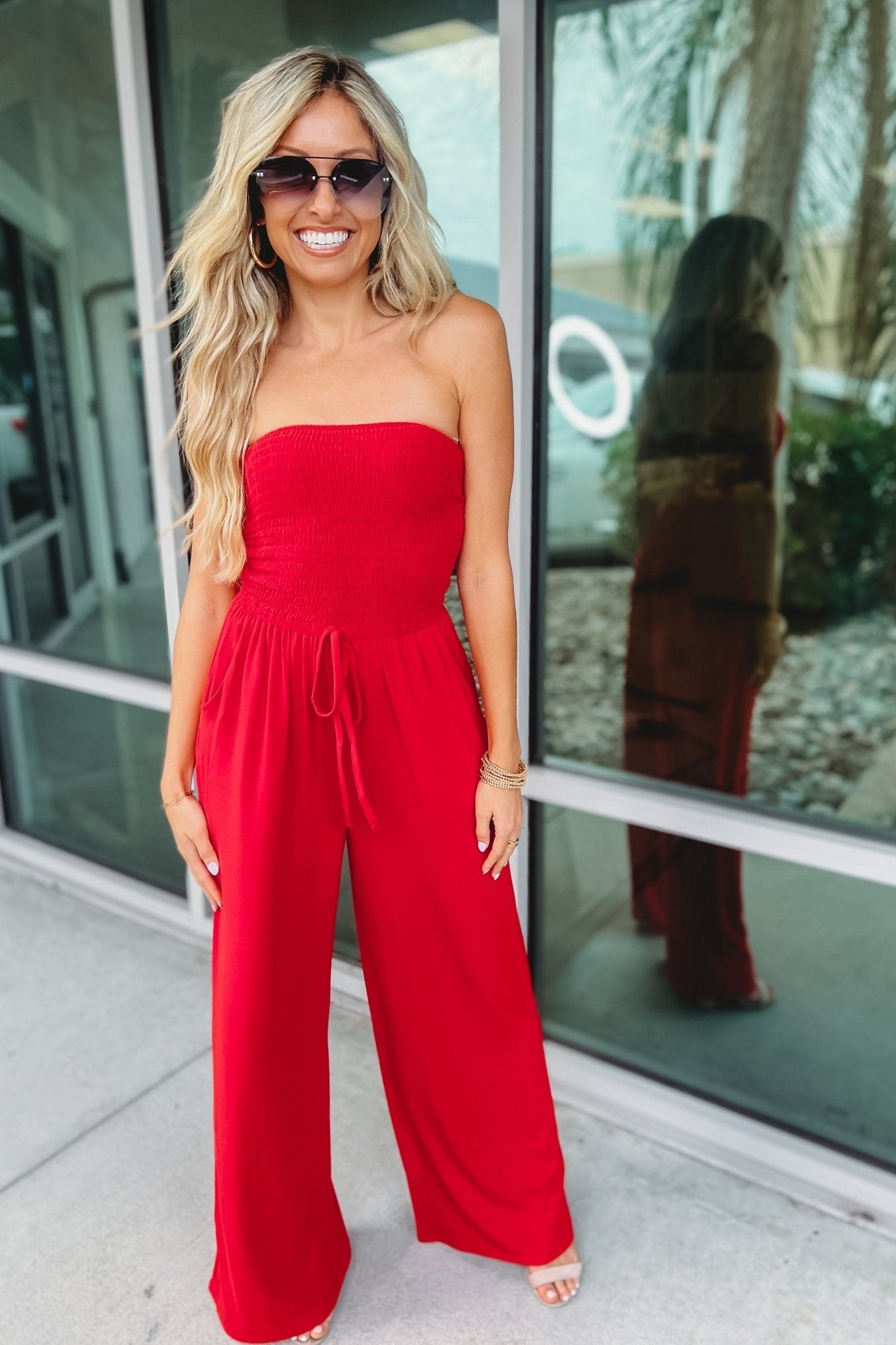 Luvik | Trendikäs Olkapää Jumpsuit